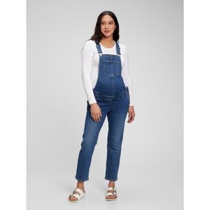 Gap Maternity Overalls Denim Jean Womens Skinny Medium Wash